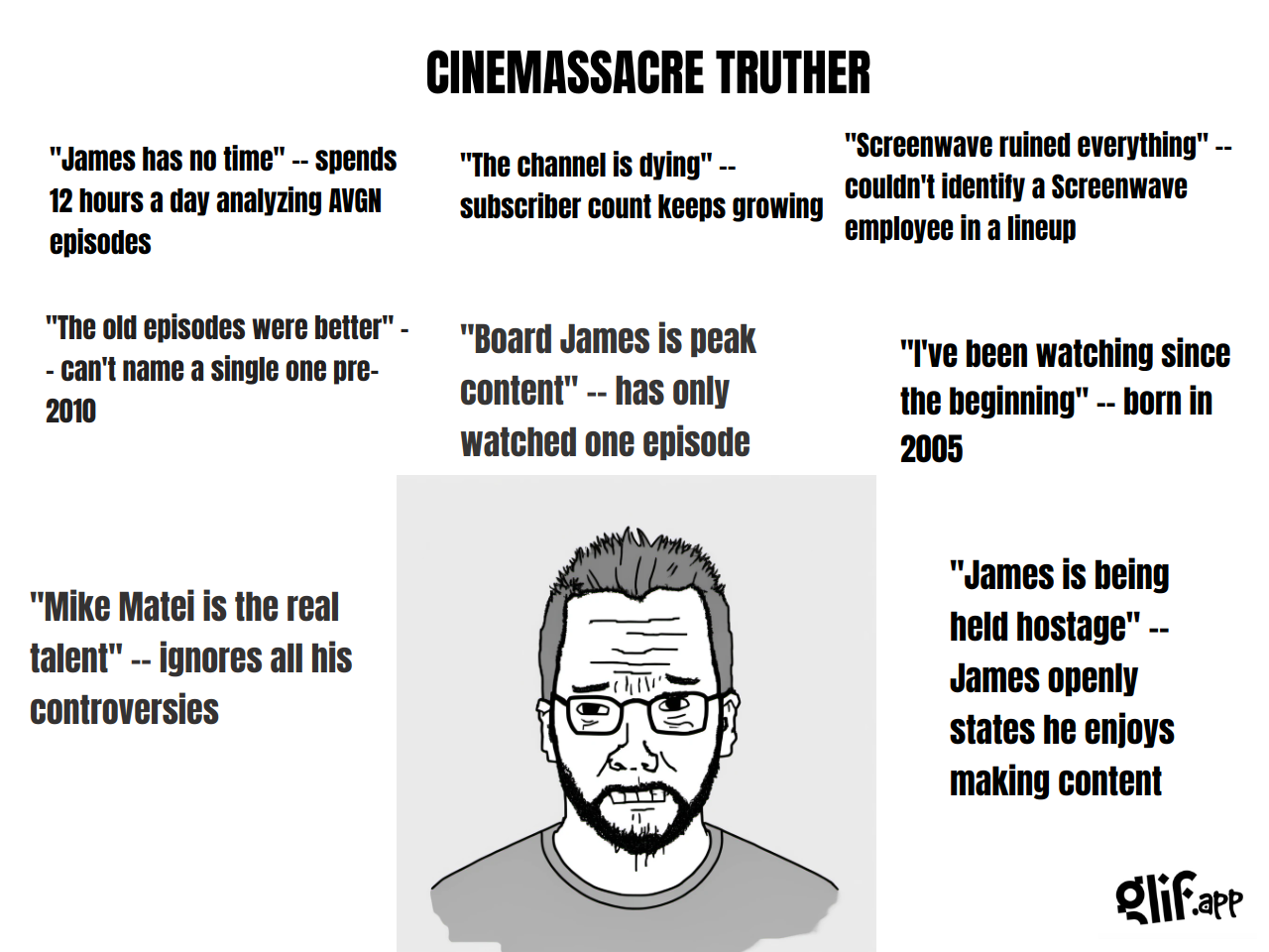 Output for the Glif "WOJAK MEME GENERATOR"