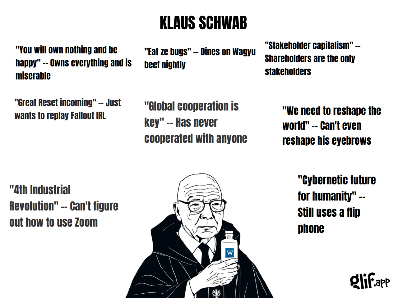 Output for the Glif "WOJAK MEME GENERATOR"