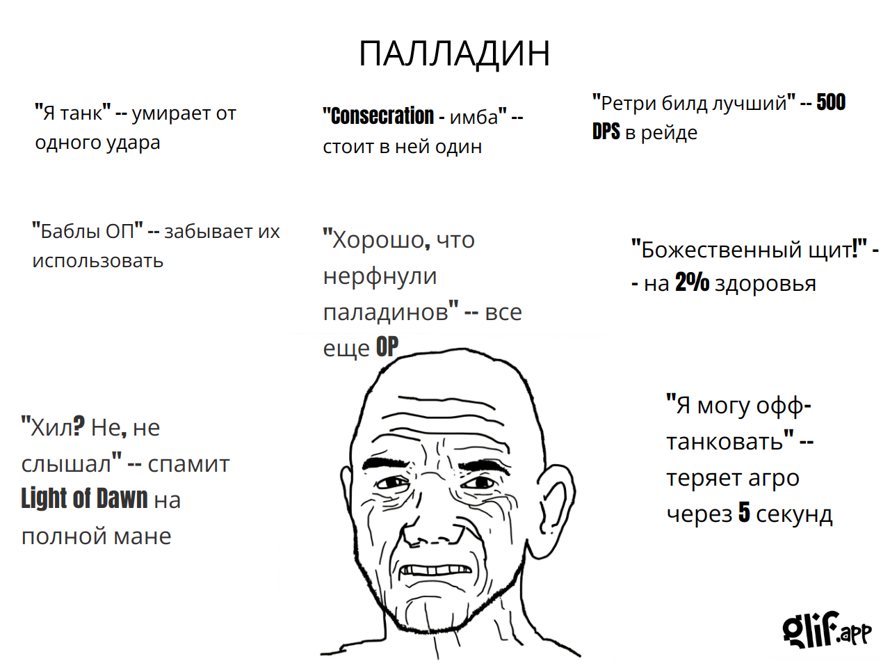 Output for the Glif "WOJAK MEME GENERATOR"