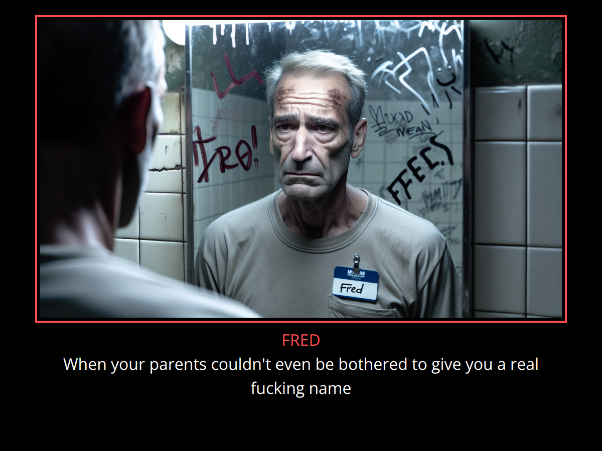 Output for the Glif "DEMOTIVATOR MEME GENERATOR (all languages)"