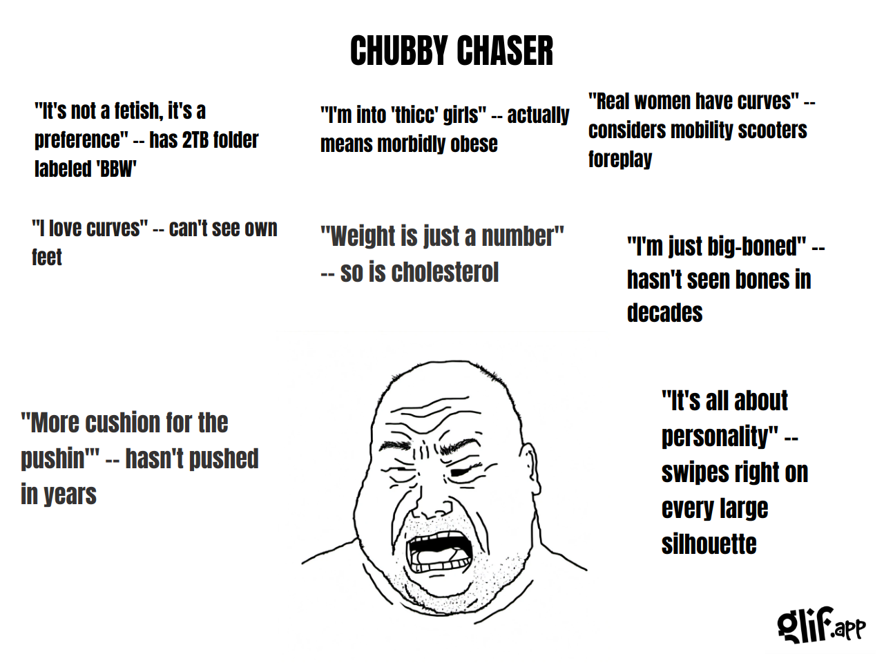 Output for the Glif "WOJAK MEME GENERATOR"