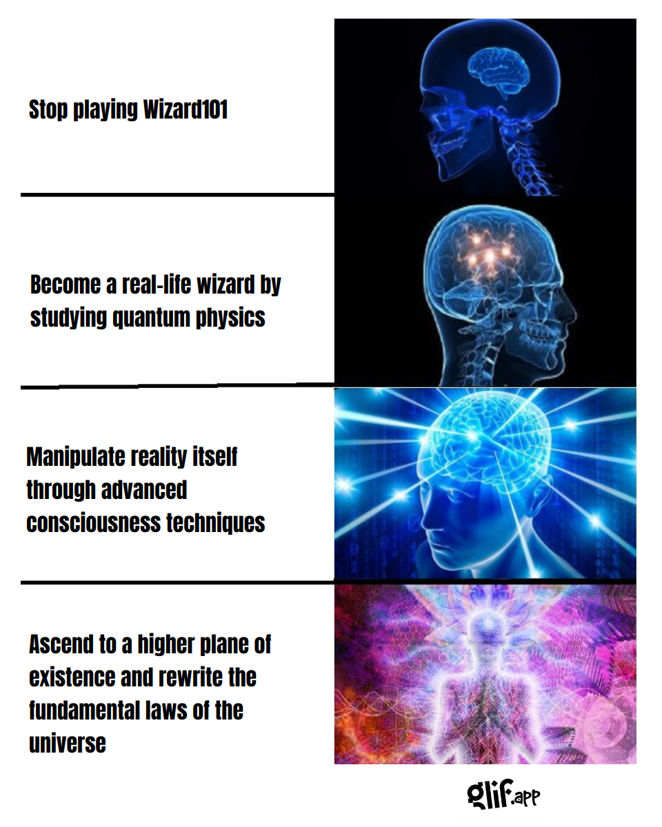 Output for the Glif "Galaxy Brain Meme Generator BROKEN"