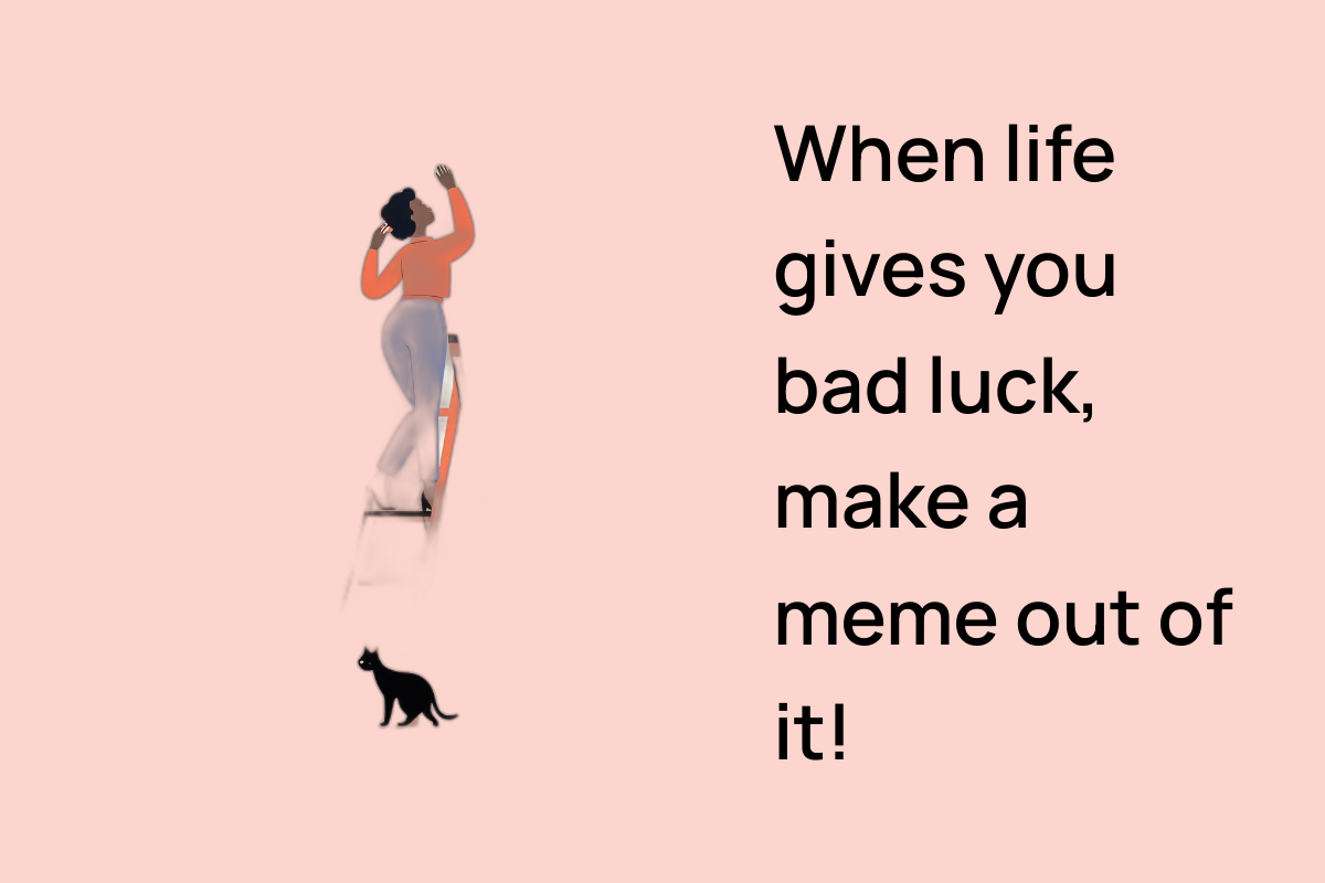 Output for the Glif "Corporate Memphis Memes"