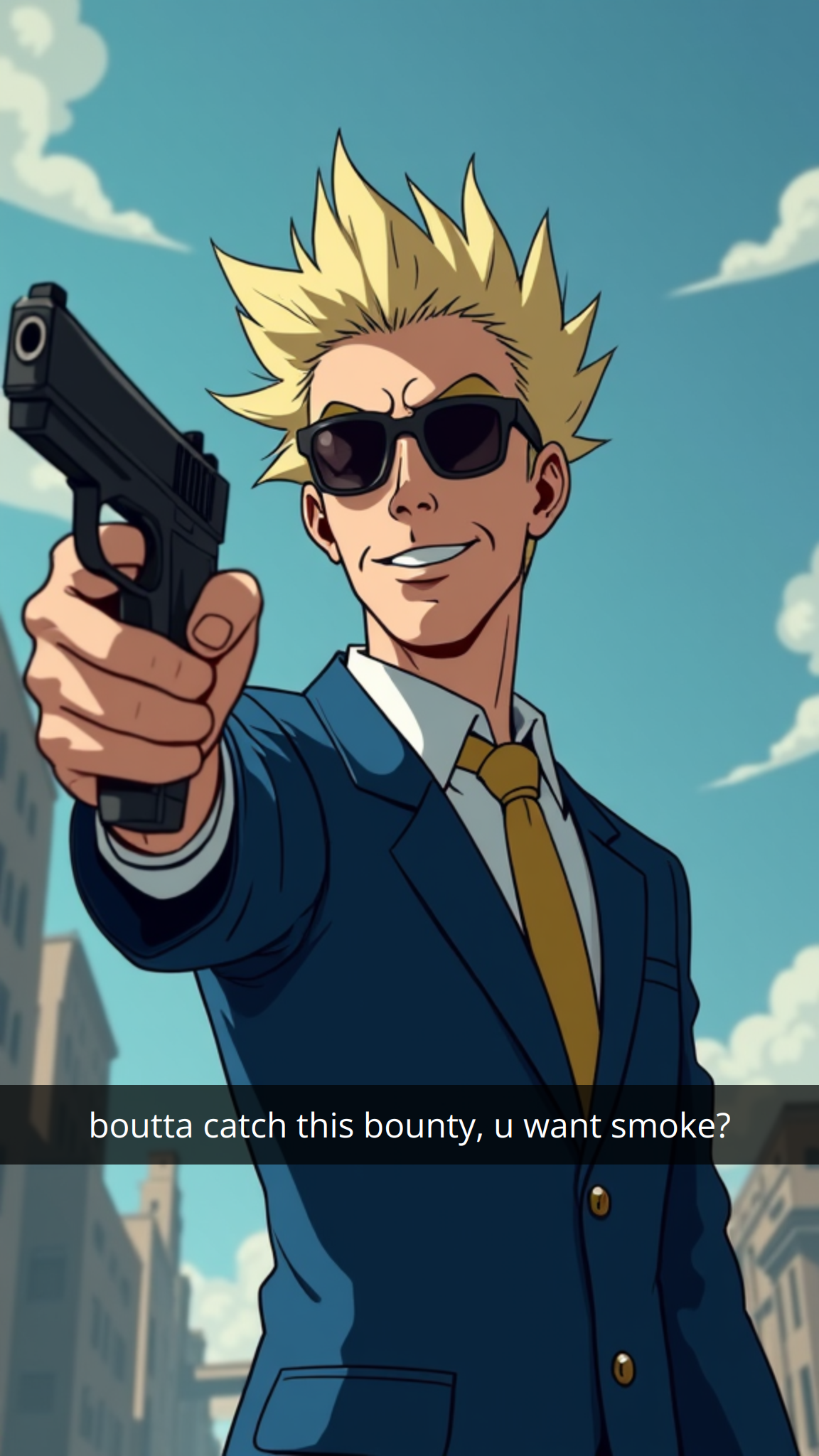 Output for the Glif "Snap-Machine (Snapchat Parody) (remix)"