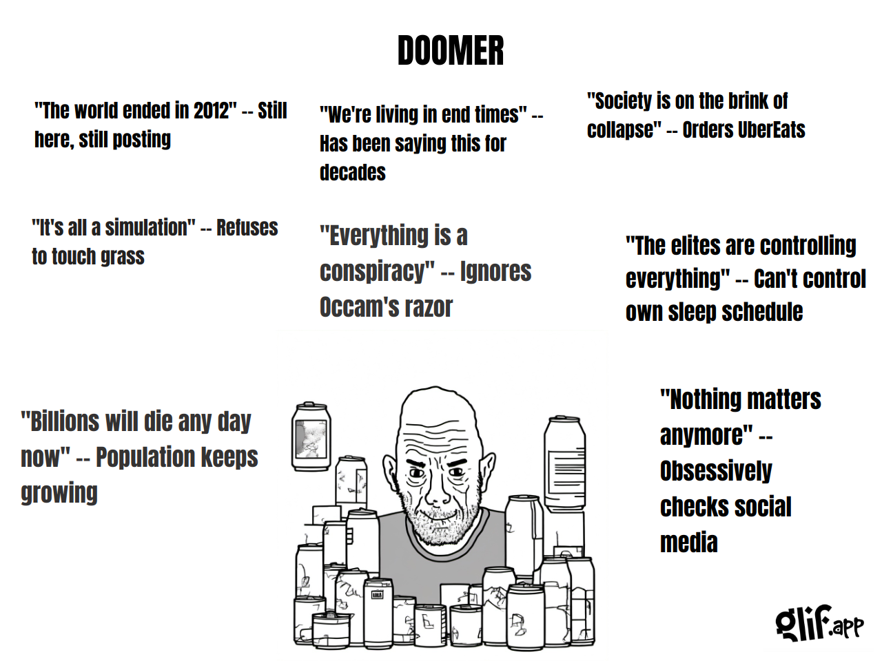 Output for the Glif "WOJAK MEME GENERATOR"