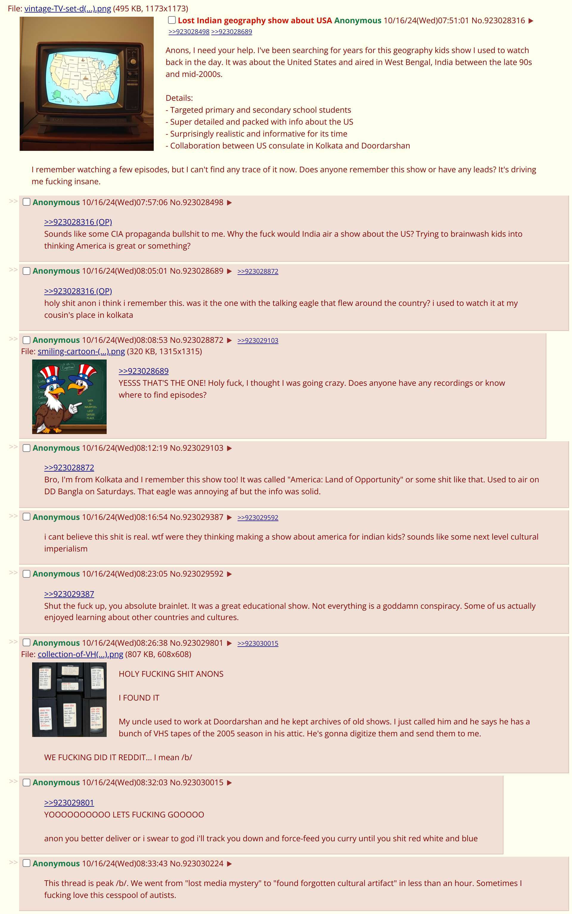 Output for the Glif "4chan threadshot generator"