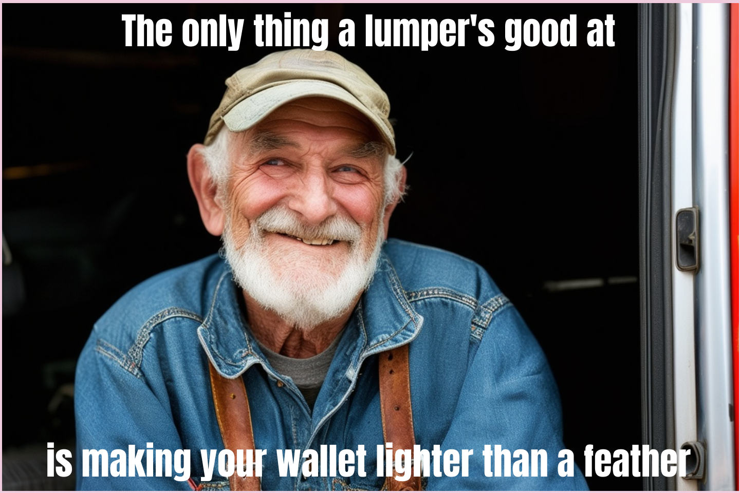 Output for the Glif "Wise Old Trucker"