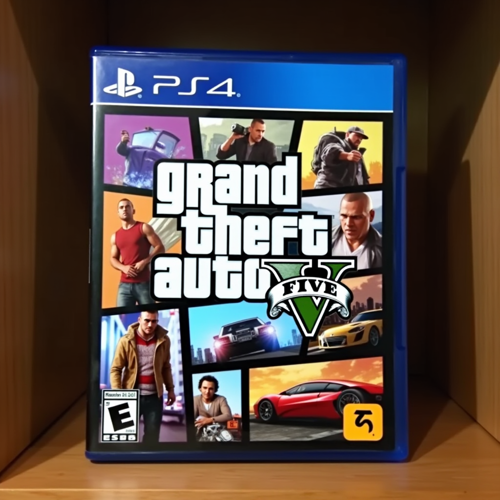 Output for the Workflow "PS4 Game Disc Cover Maker"