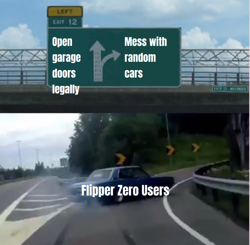 Output for the Glif "Car Drift Meme Generator"