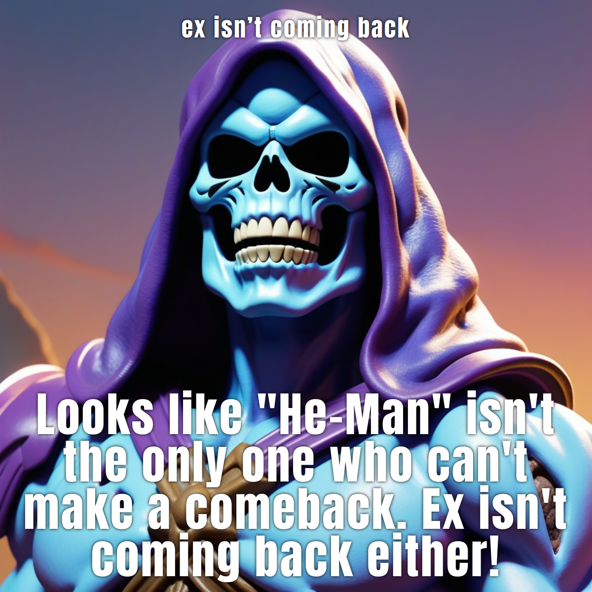 Output for the Glif "Skeletor jokes"