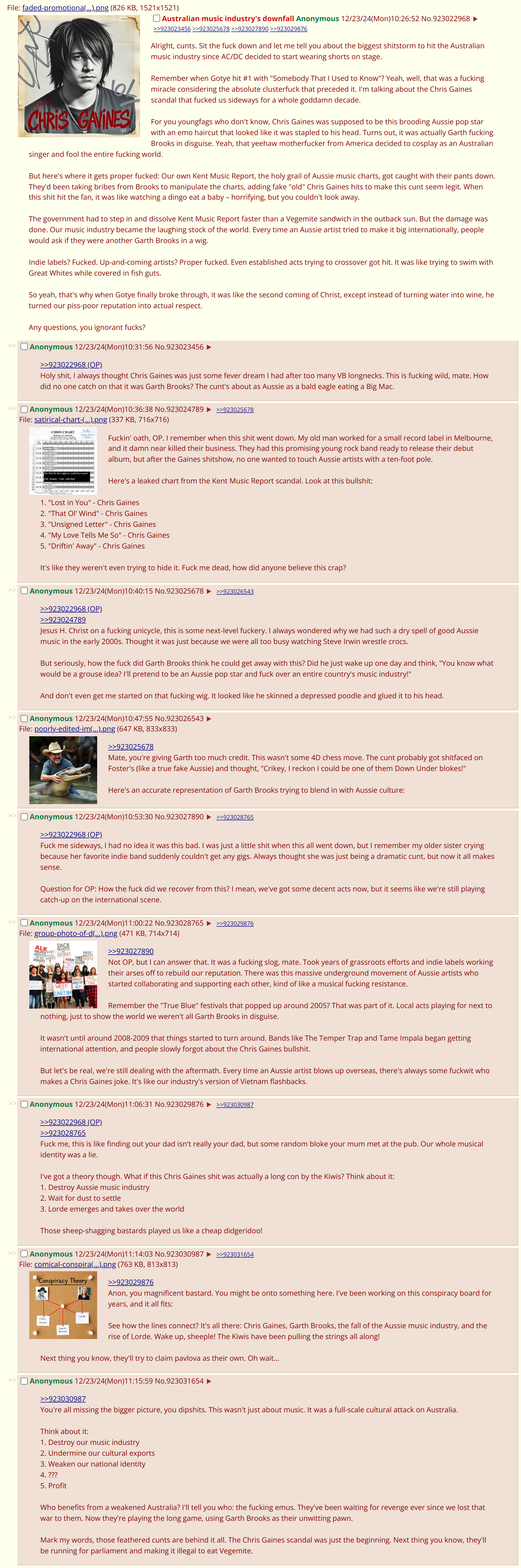 Output for the Glif "4chan threadshot generator"