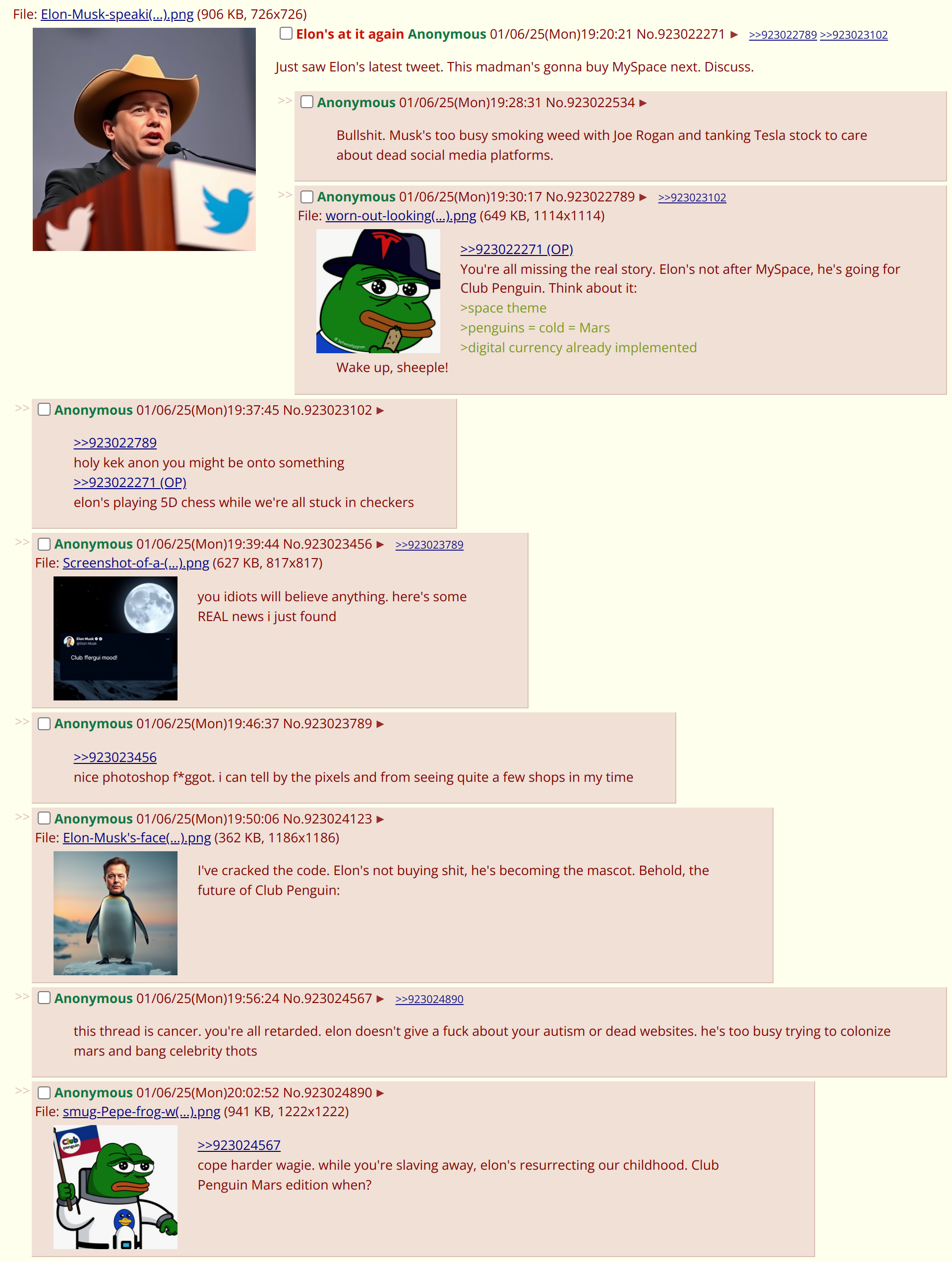 Output for the Glif "4chan threadshot generator"