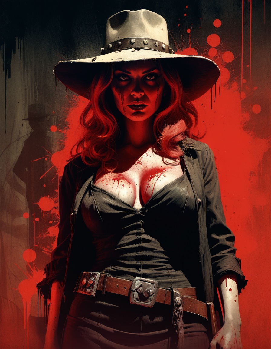Output for the Glif "Spaghetti Western Movie Poster Generator - SDXL Version"
