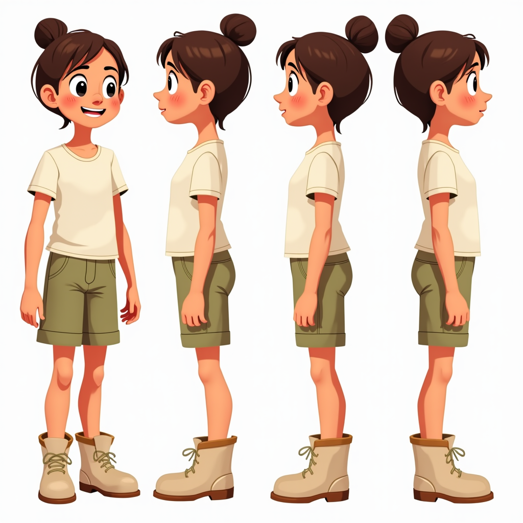 Output for the Skill "Character Expression Sheet (Cartoon Style)"