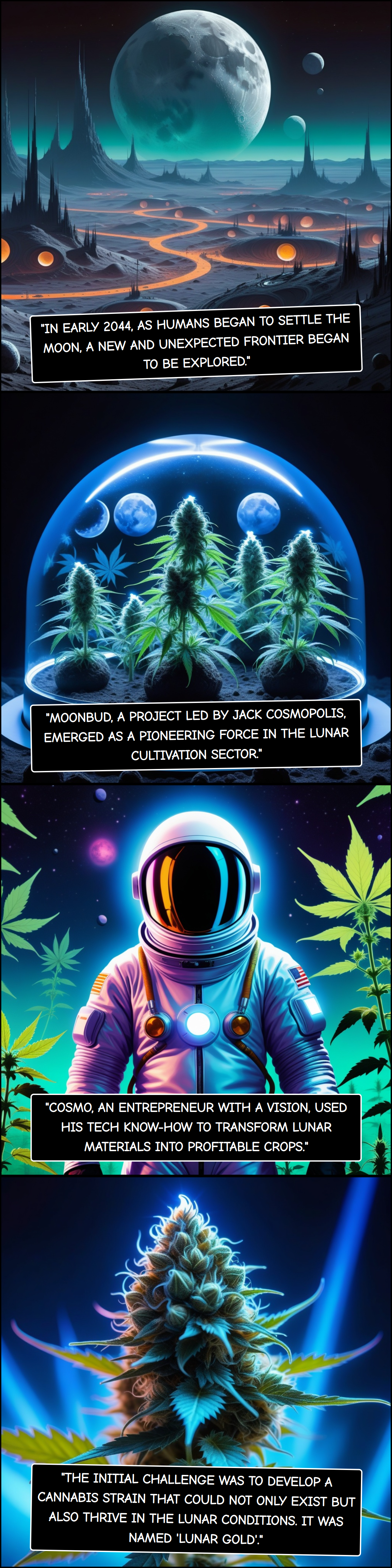Output for the Glif "Comics from the New Space Age (2035 - 2083)"