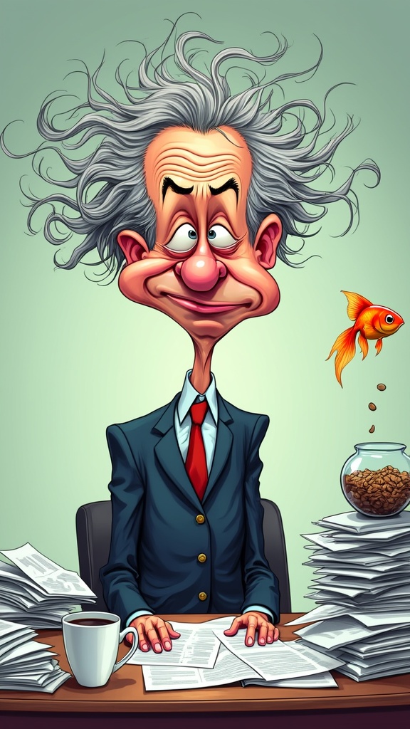 Output for the Glif "Caricature Maker"