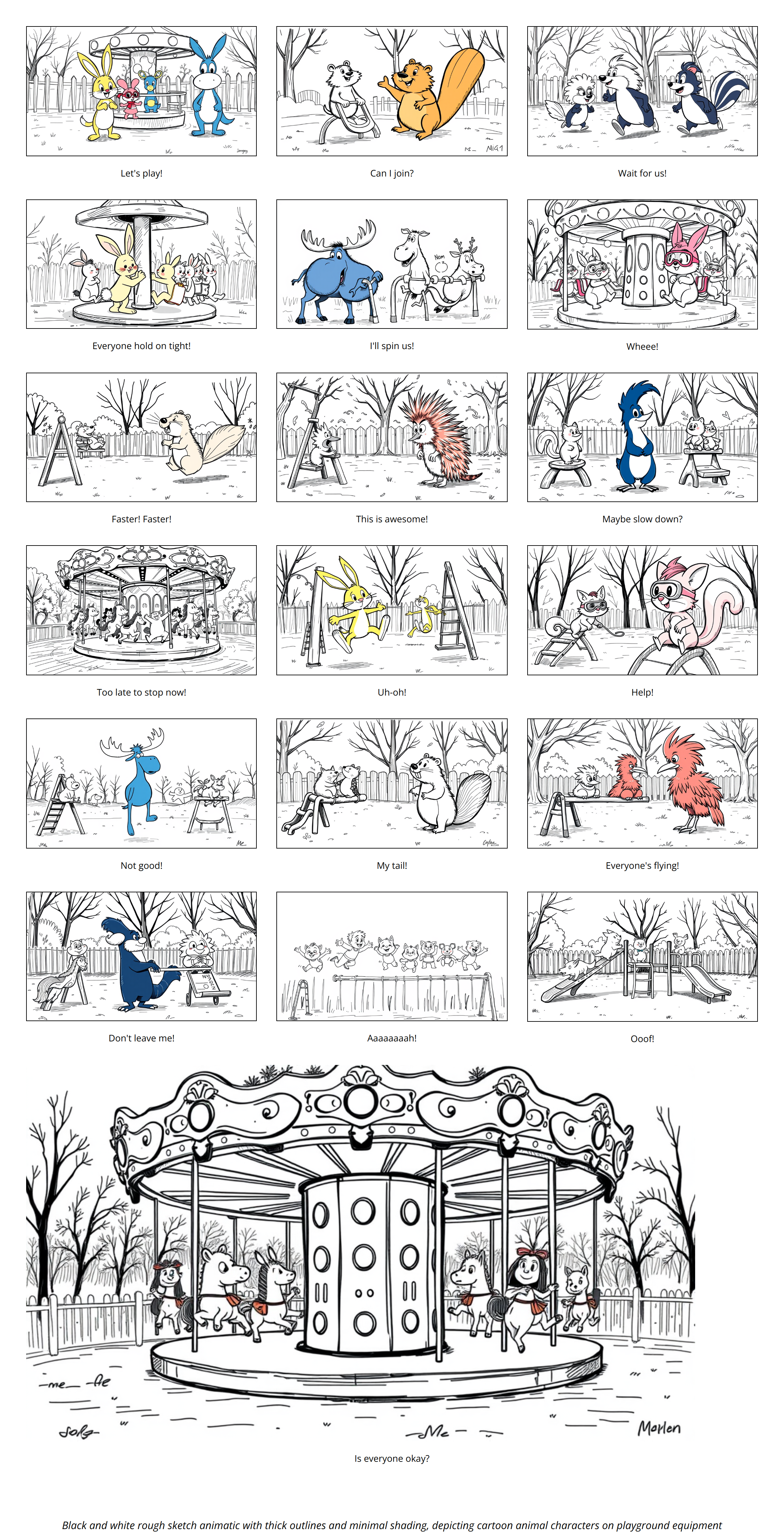 Output for the Glif "StoryFlux (storyboarding mini app)"