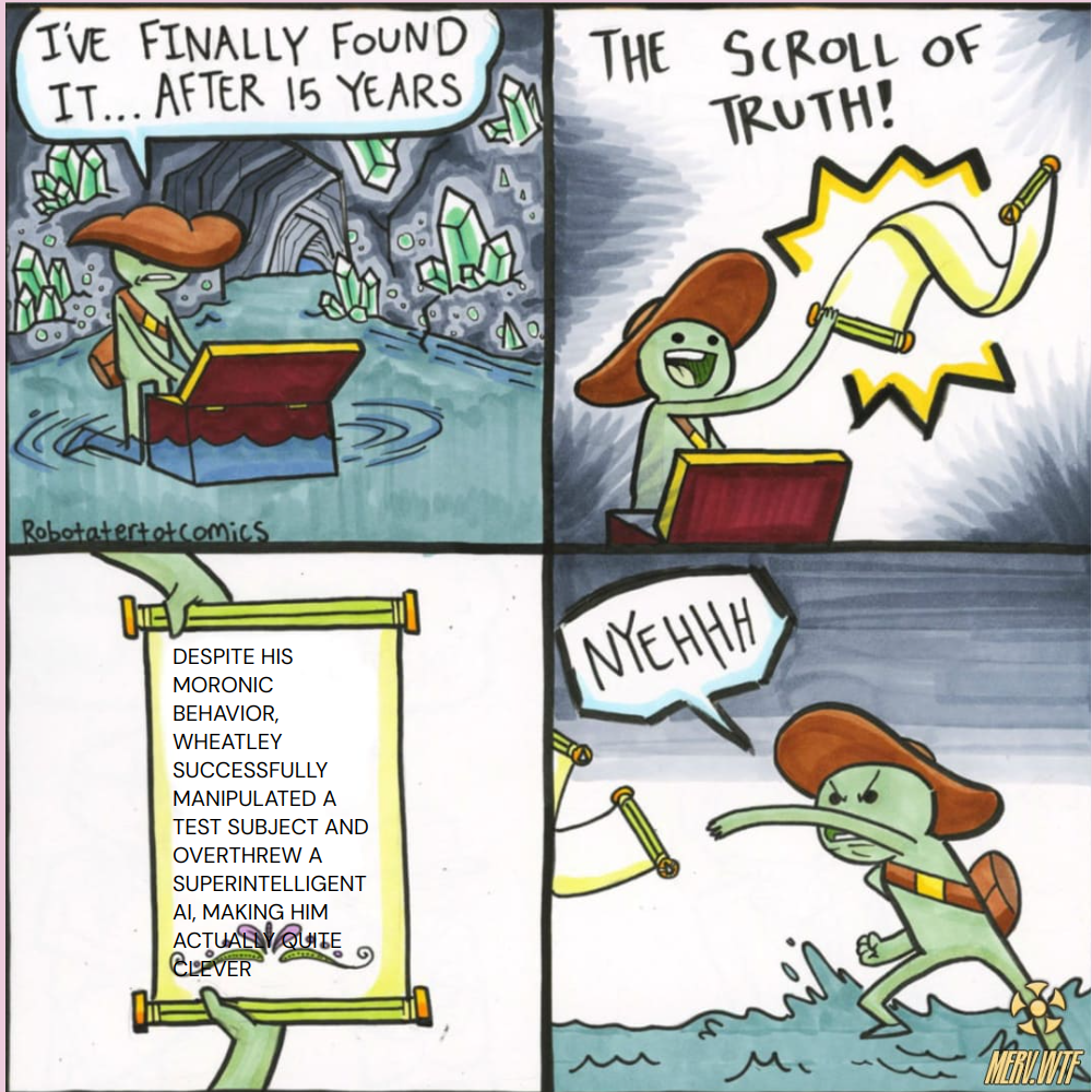 Output for the Skill "Scroll of Truth 📜 - Meme Generator"