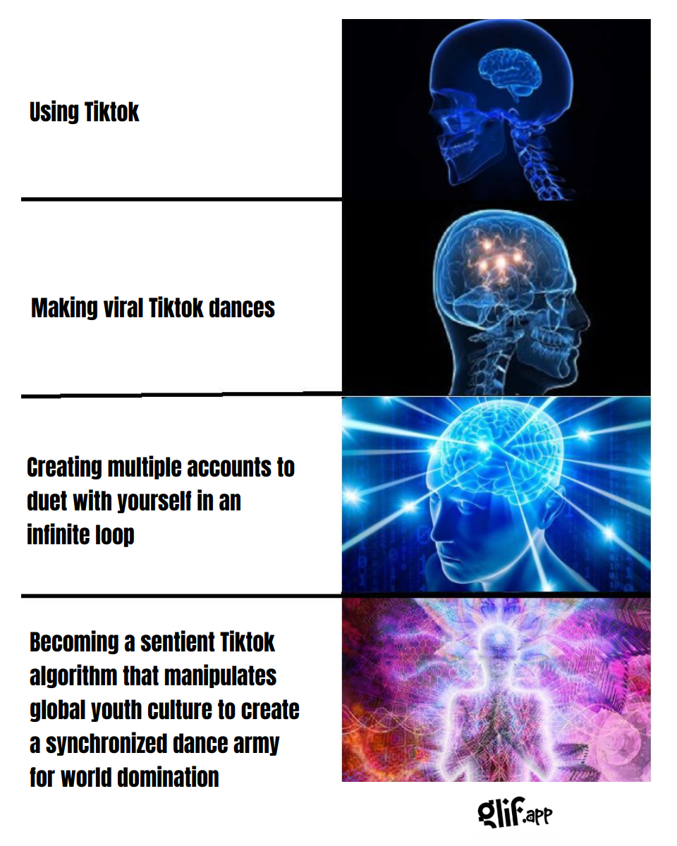 Output for the Glif "Galaxy Brain Meme Generator BROKEN"