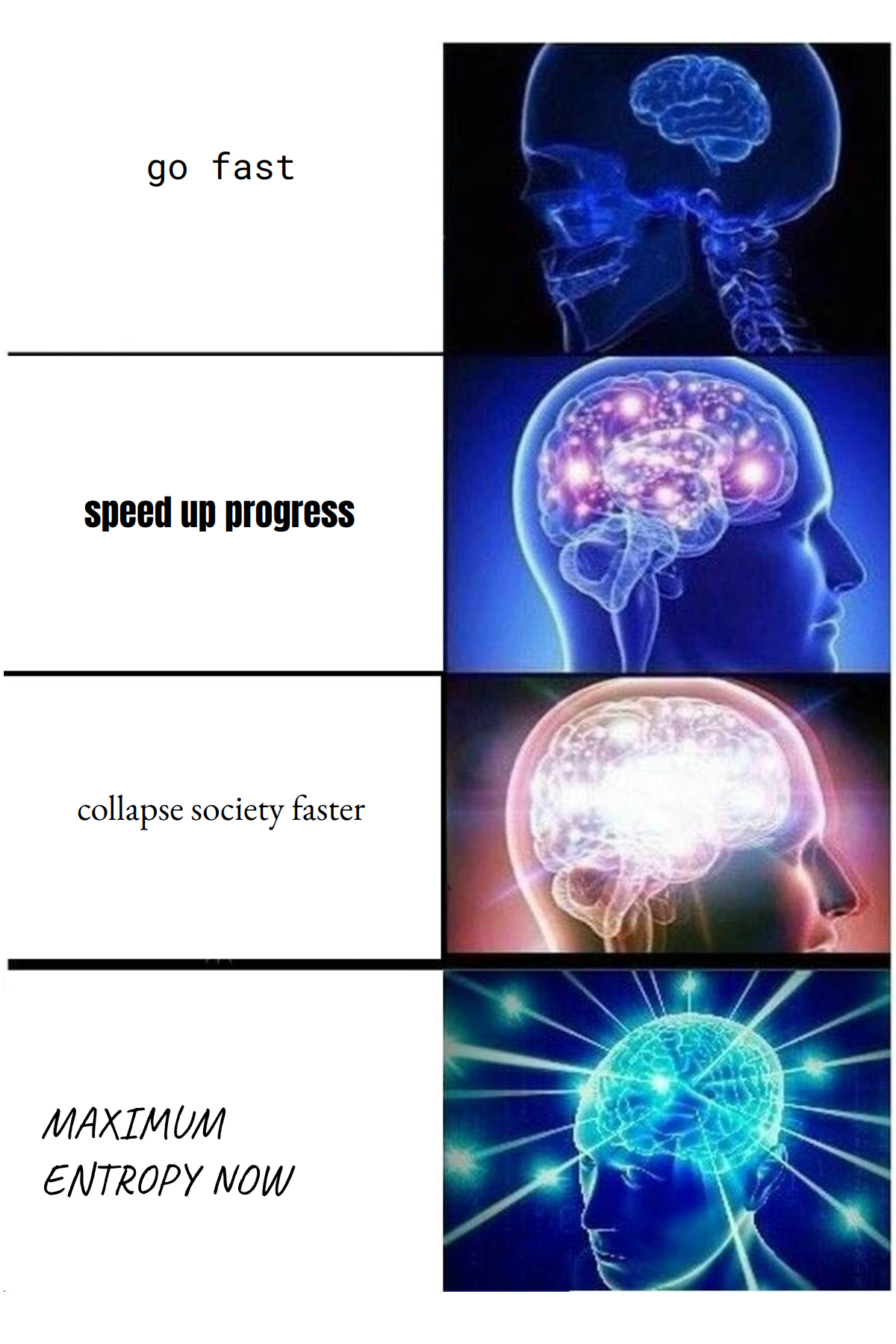 Output for the Skill "Expanding Brain Meme "