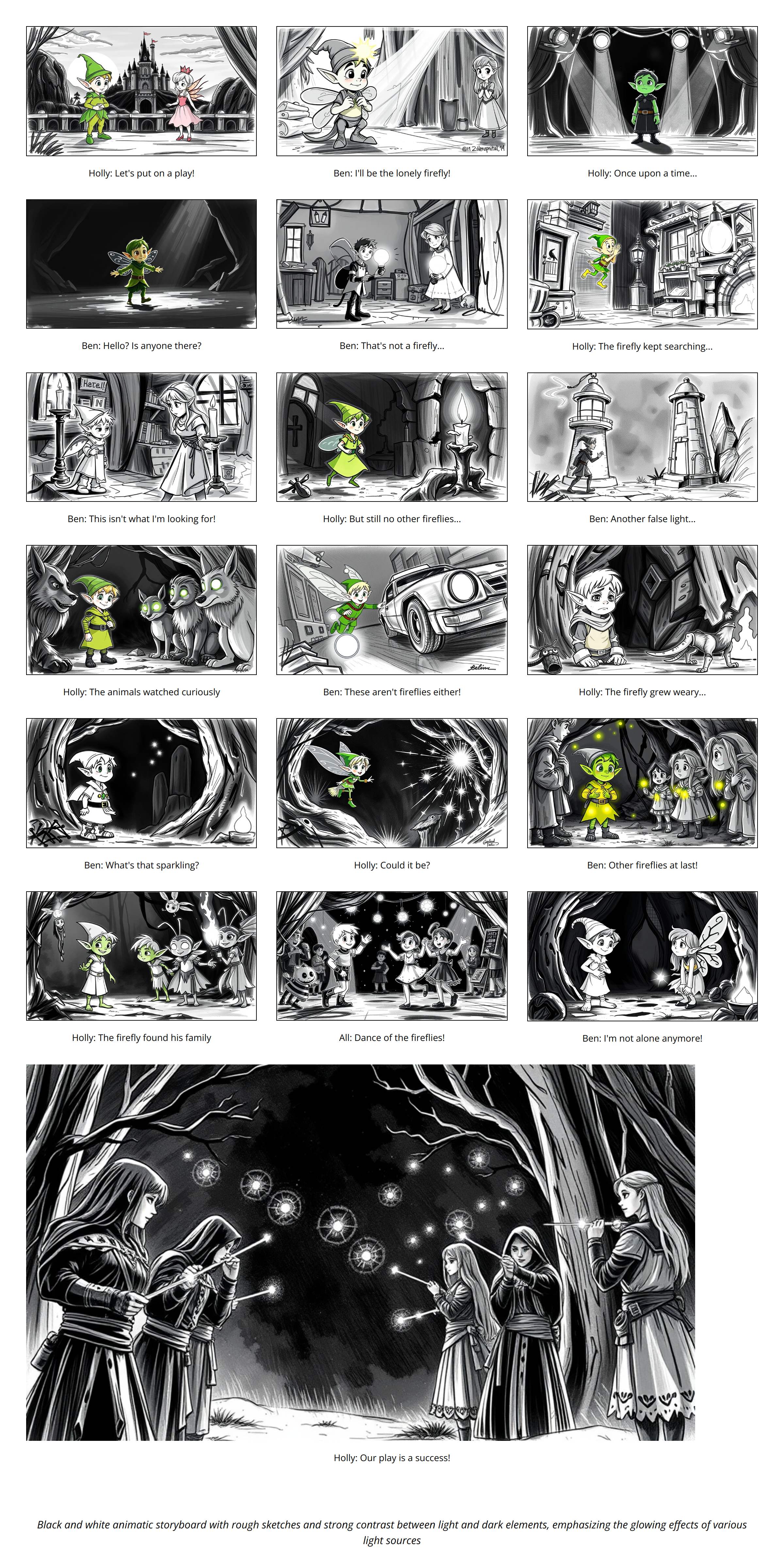 Output for the Glif "StoryFlux (storyboarding mini app)"