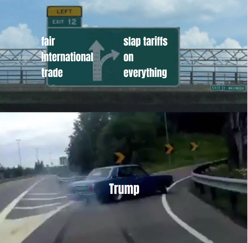 Output for the Workflow "Car Drift Meme Generator"