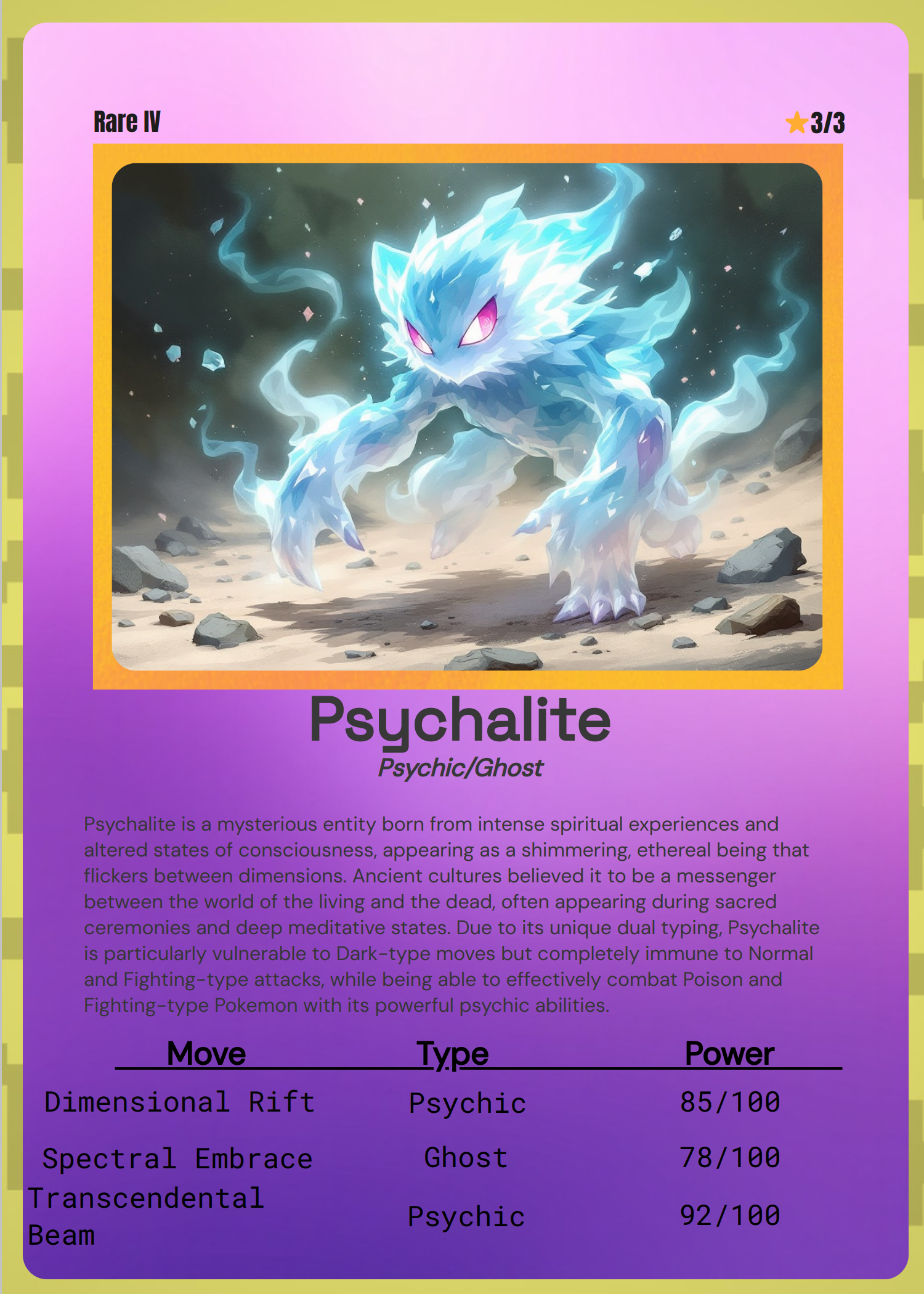 Output for the Glif "⚡Pokémon Card Creator⚡"