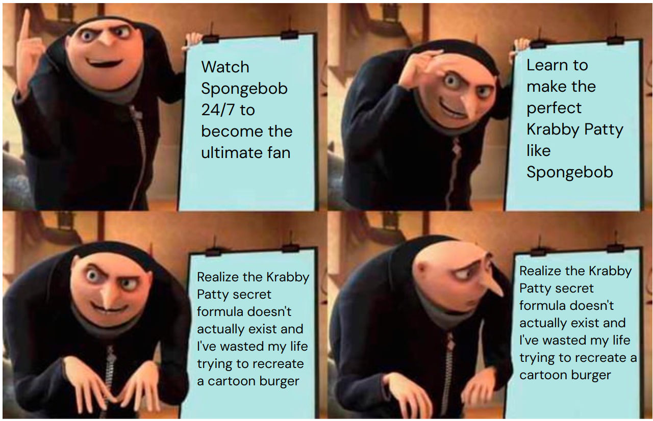 Output for the Glif "Gru's Plan Meme Generator"