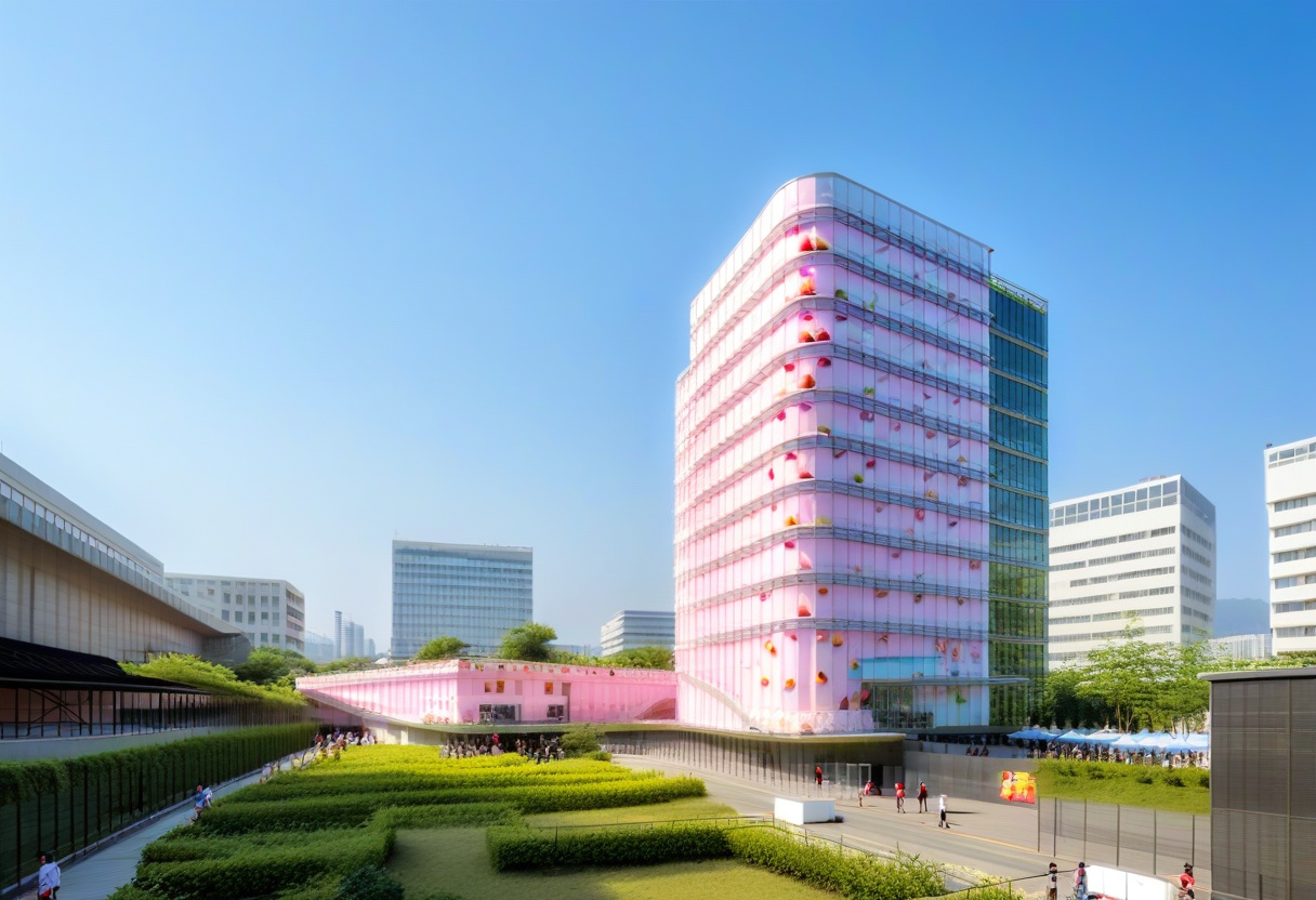 Output for the Glif "Ice-cream buildings"