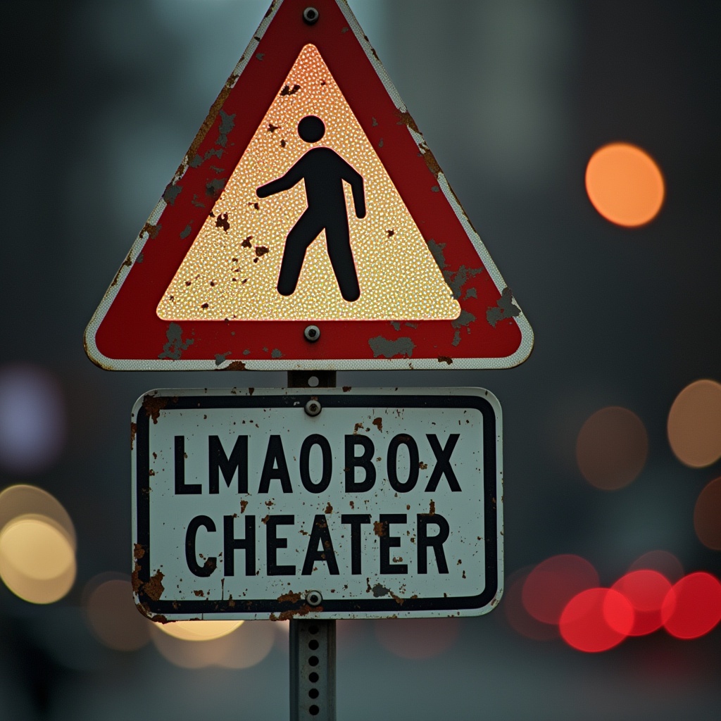 Output for the Glif "Traffic Sign Generator "