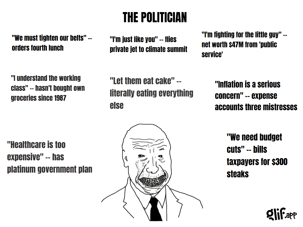 Output for the Glif "WOJAK MEME GENERATOR"
