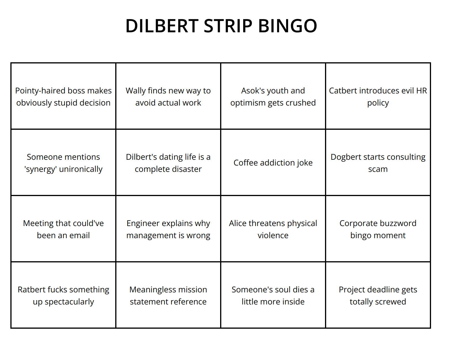 Output for the Skill "BINGO MEME GENERATOR (all languages)"