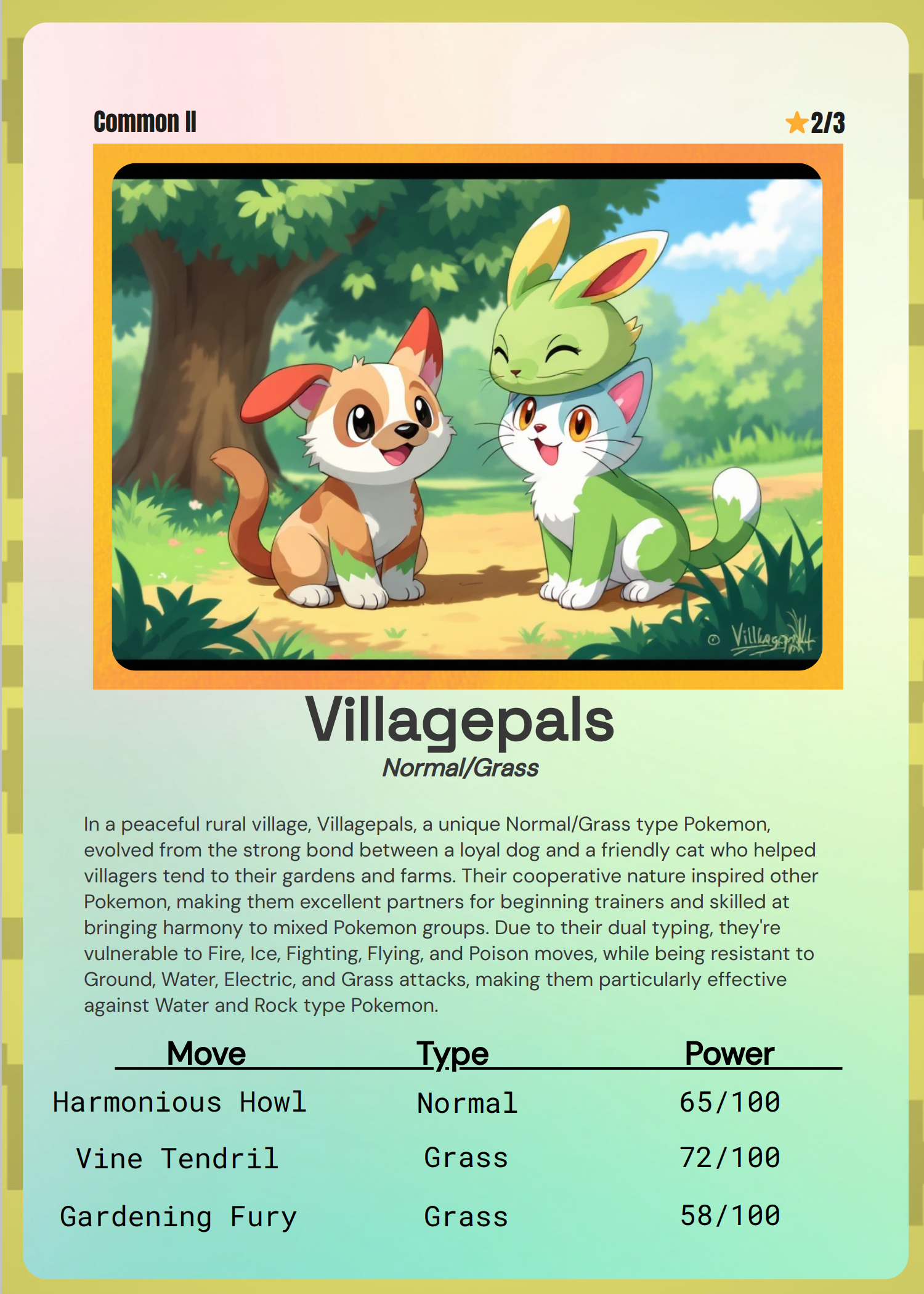 Output for the Glif "⚡Pokémon Card Creator⚡"
