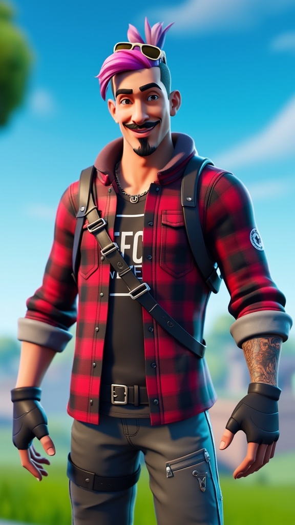 Output for the Glif "Fortnite Character Generator"