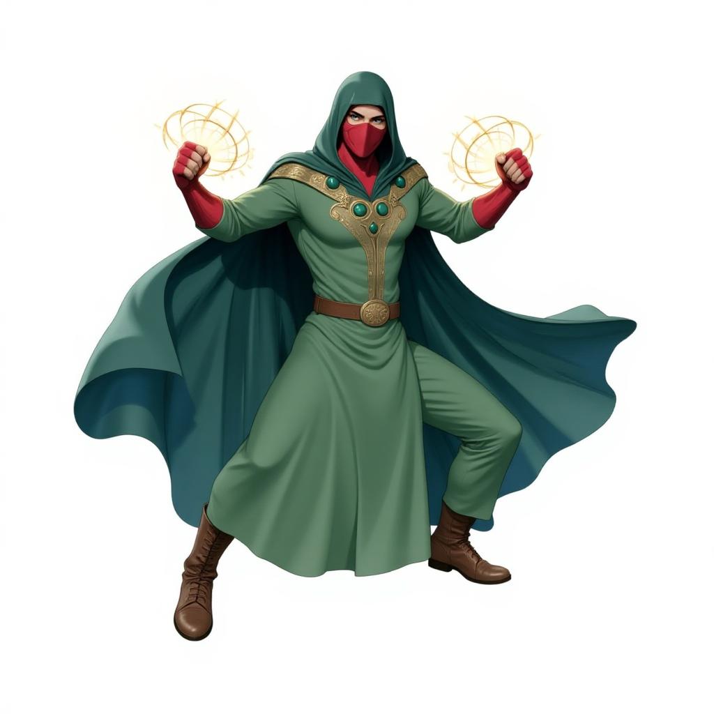 Output for the Workflow "rpg character maker"