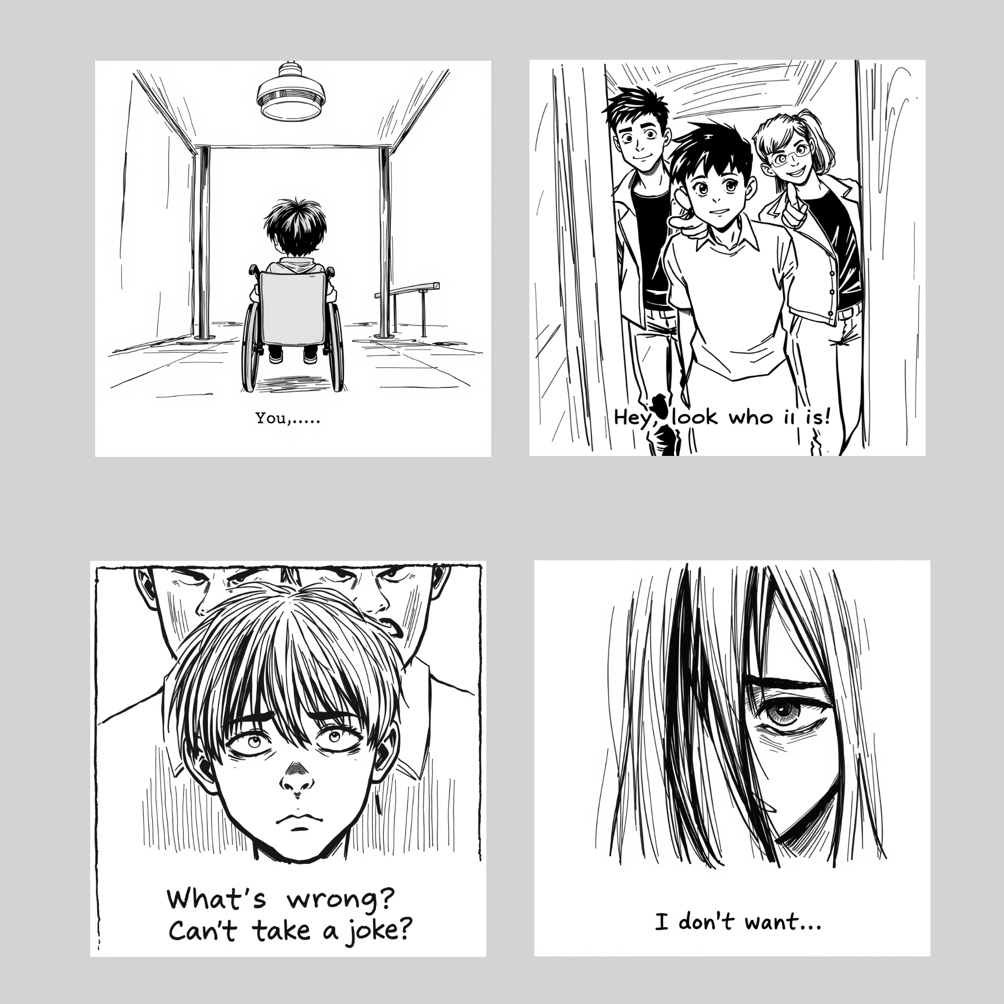 Output for the Glif "comic/storyboard"