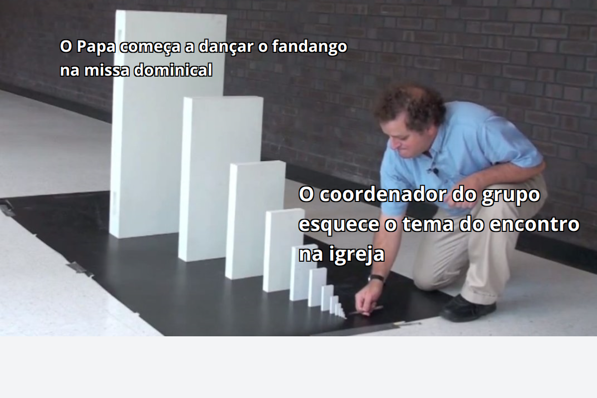 Output for the Glif "DOMINO EFFECT MEME"