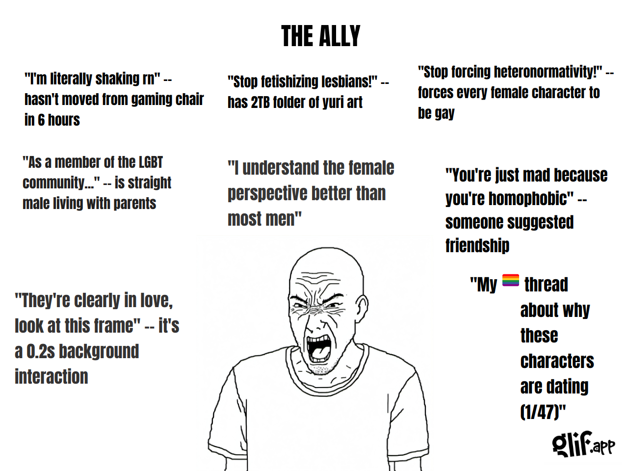 Output for the Glif "WOJAK MEME GENERATOR"
