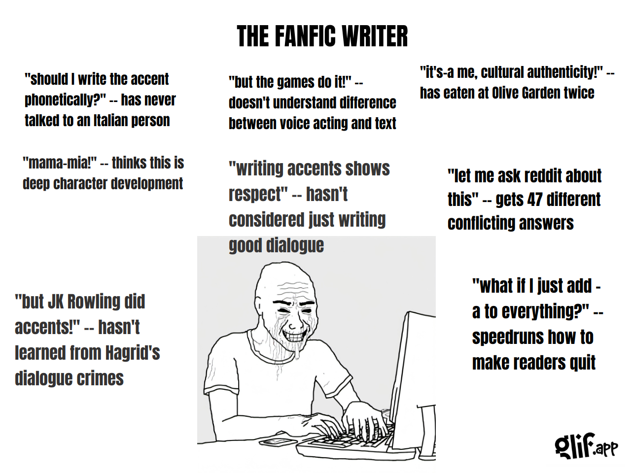Output for the Glif "WOJAK MEME GENERATOR"