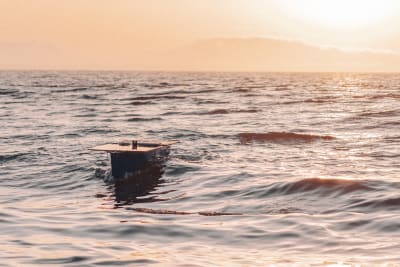 Scout USV at sea