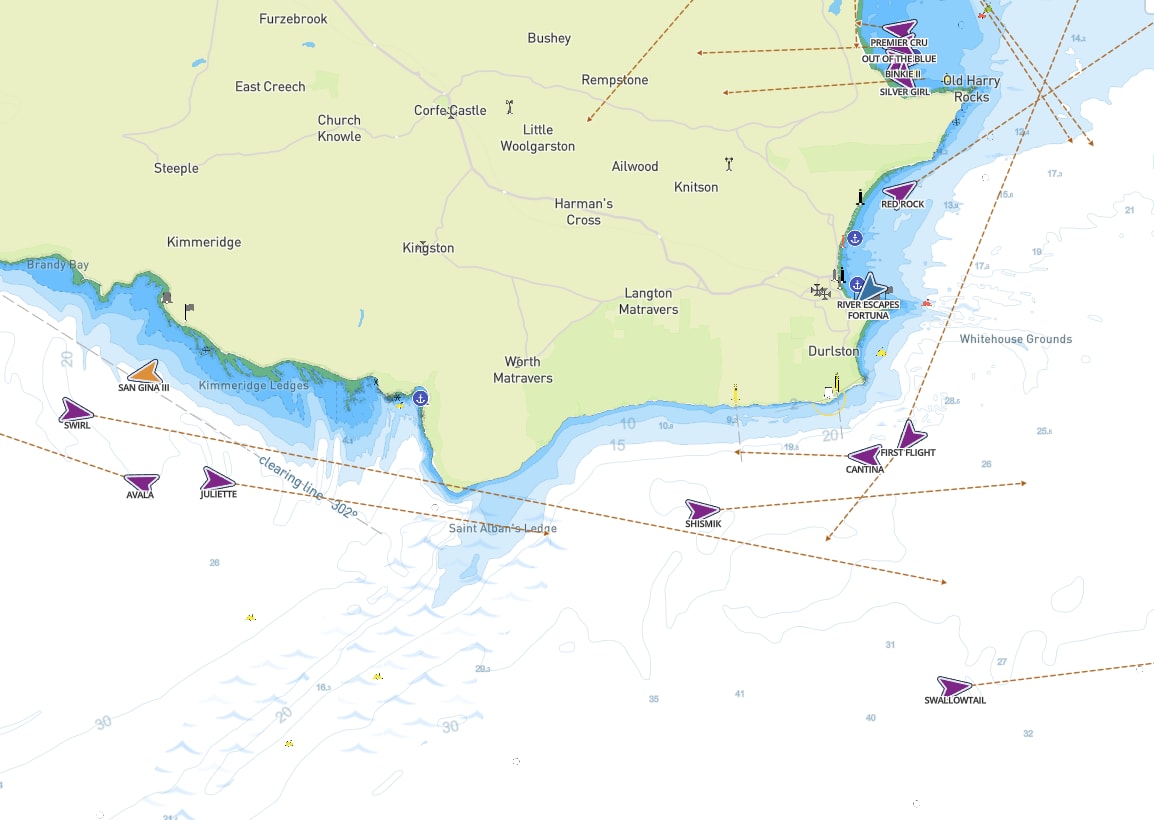 Tether global AIS vessel traffic layer