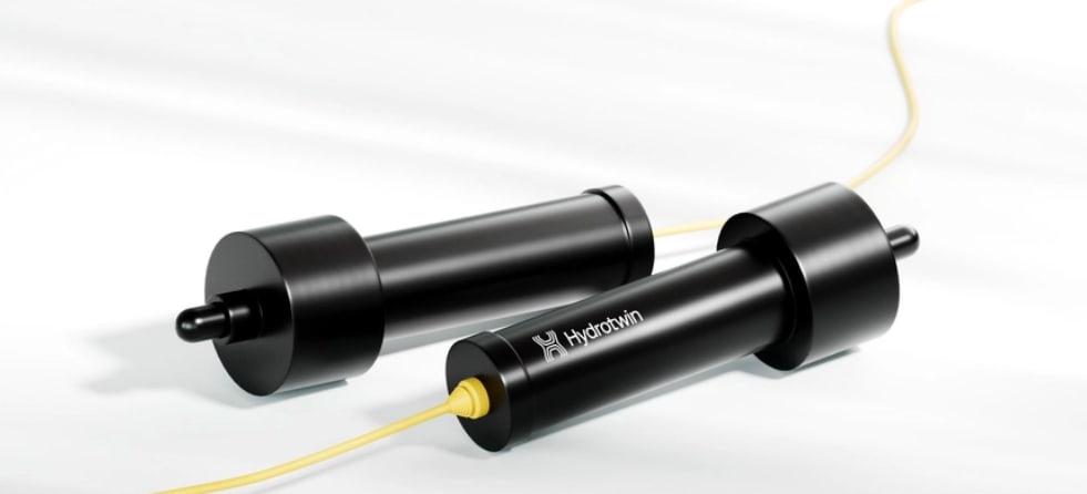 HydroTwin cloud dashboard showing detections and acoustic analysis