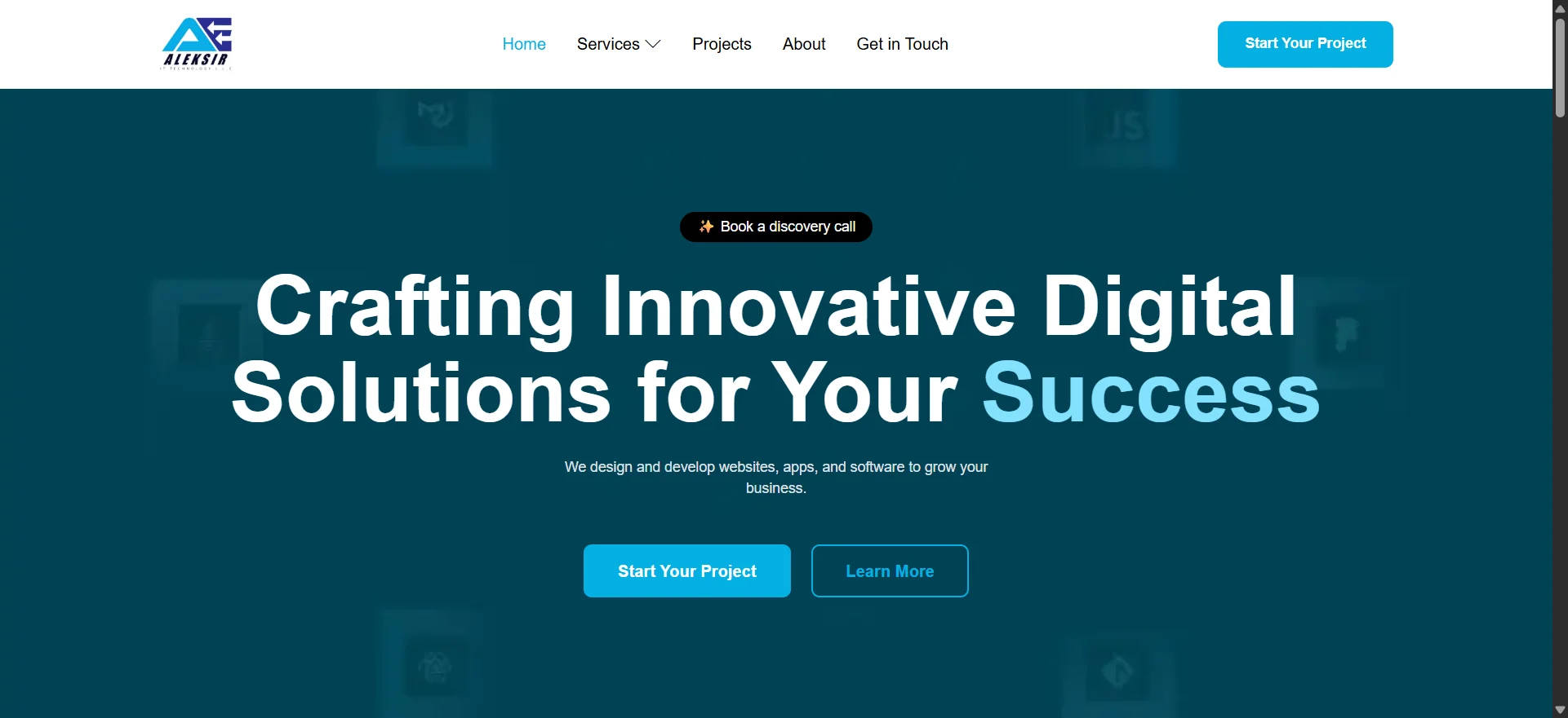 Desktop Screenshot for Aleksir IT Solutions