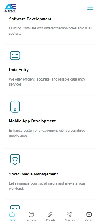 Mobile Screenshot for Aleksir IT Solutions