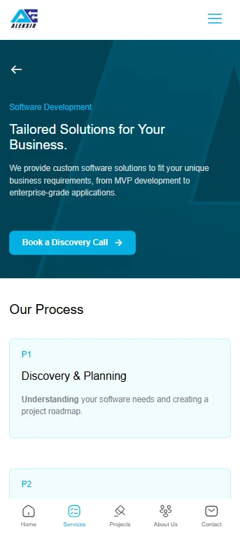 Mobile Screenshot for Aleksir IT Solutions