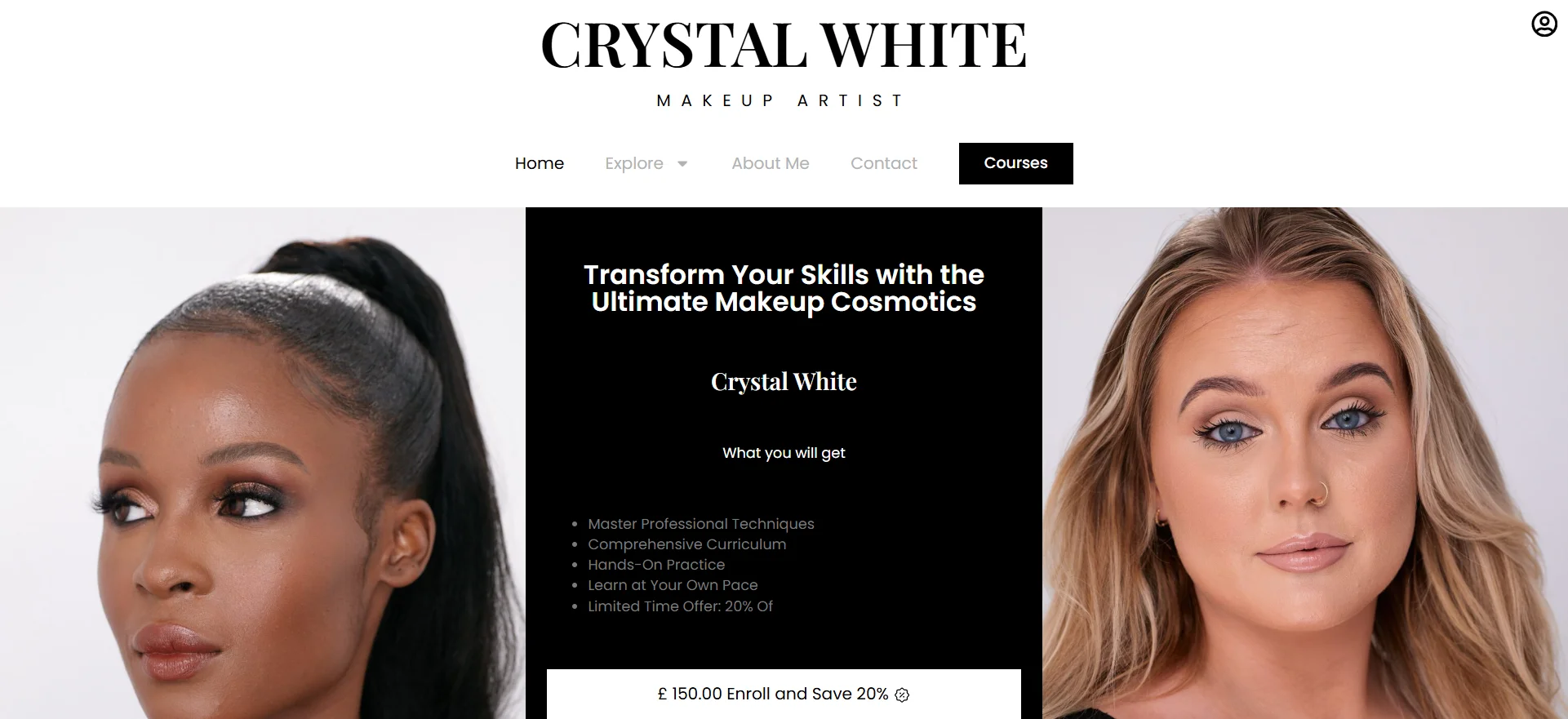 Desktop Screenshot for Crystal White
