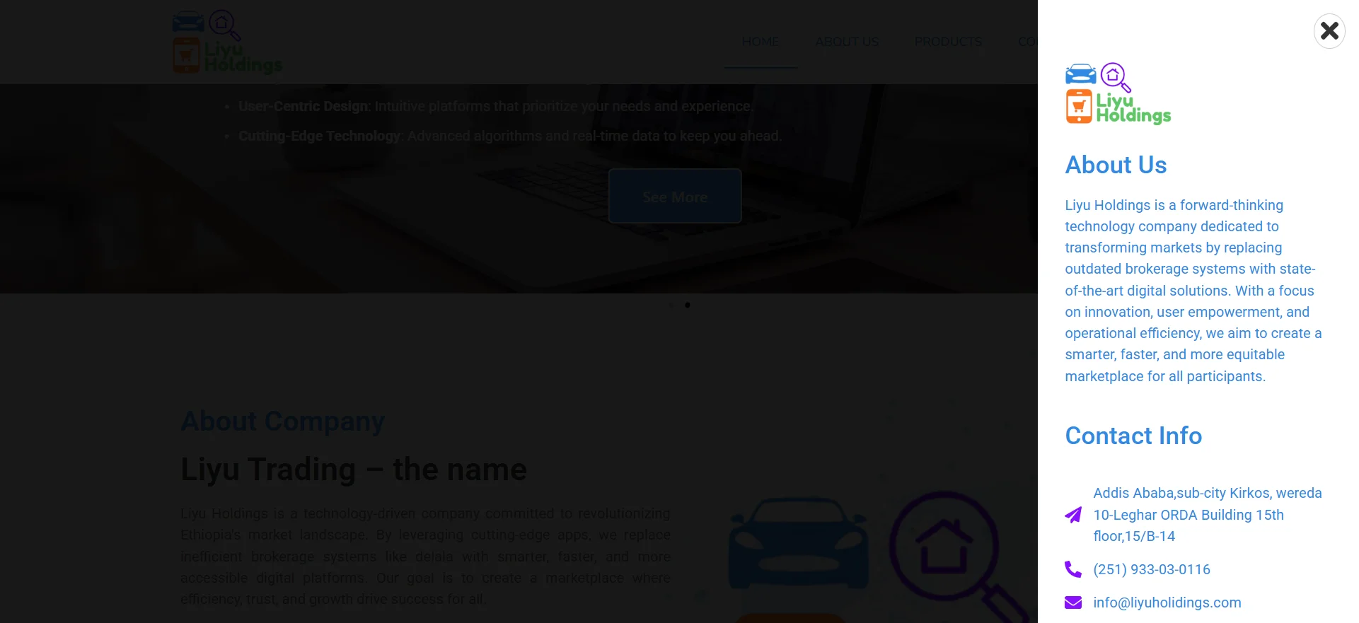 Desktop Screenshot for Liyu Holdings