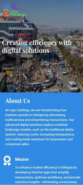 Mobile Screenshot for Liyu Holdings