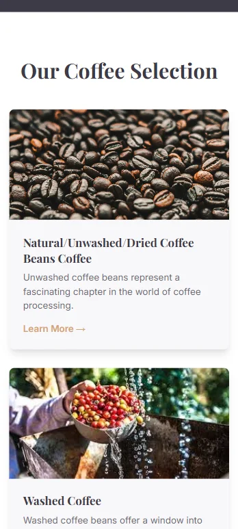 Mobile Screenshot for Oboleyan Coffee