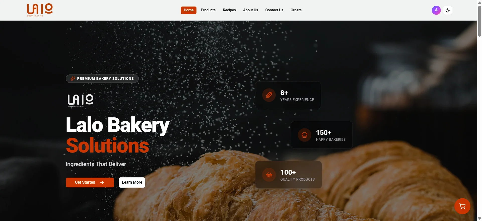 Desktop Screenshot for Lalo Bakery Solutions